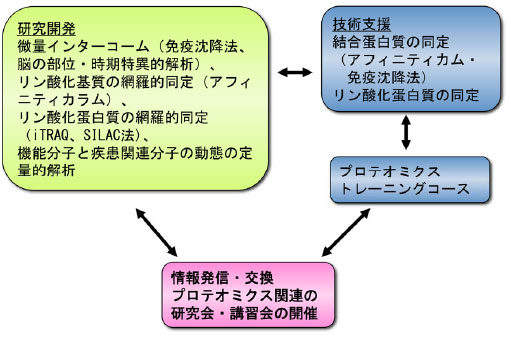 プロテオミクス支援図